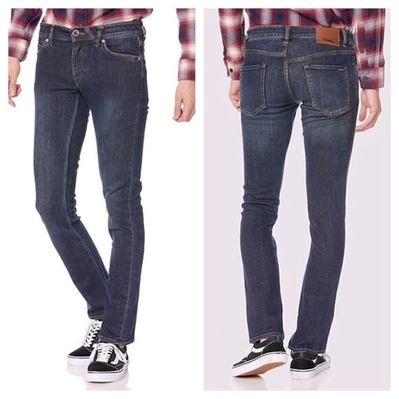 Volcom Vorta Slim Fit Stretch Denim Jeans - Picture 1 of 9